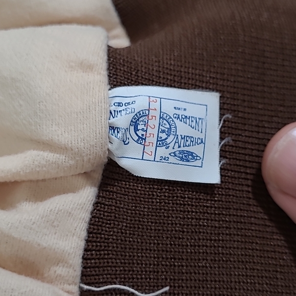 Vintage Satin Unique Button up WYRK stereo 106 staff jacket King Louie size L - Picture 9 of 10